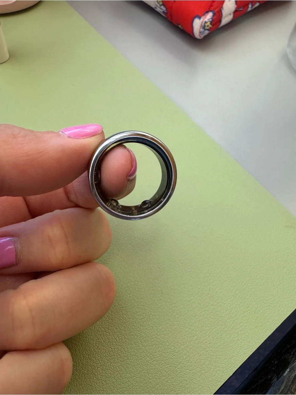 Stainless Steel Oura 4 Smart Ring in Silver